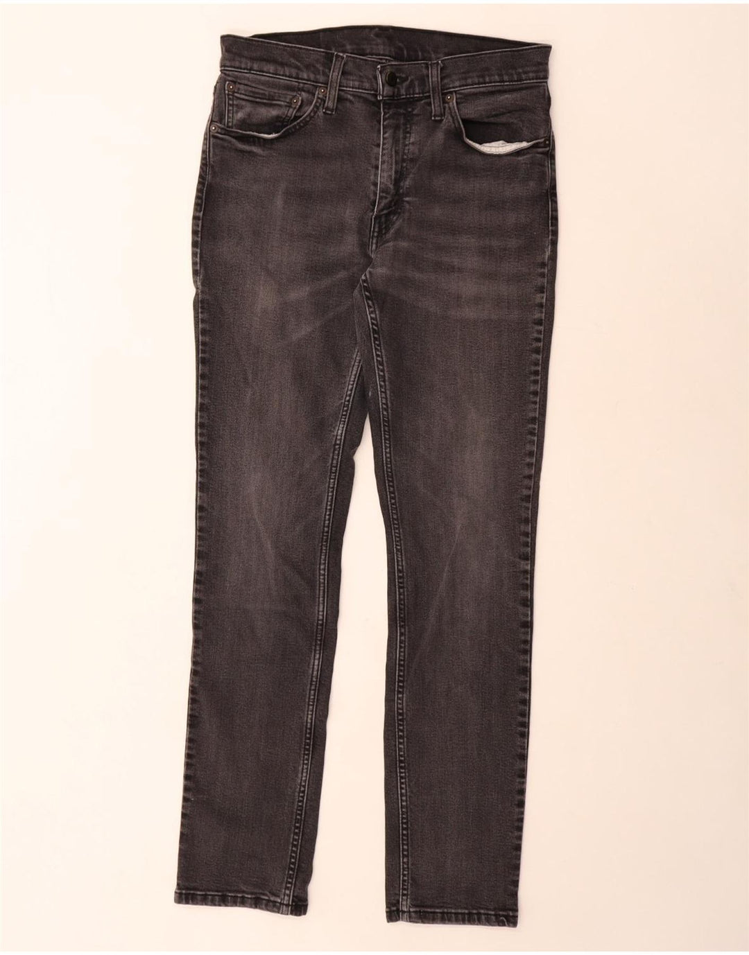 LEVI'S Masculino 511 Slim Jeans W32 L32 Cinza Algodão