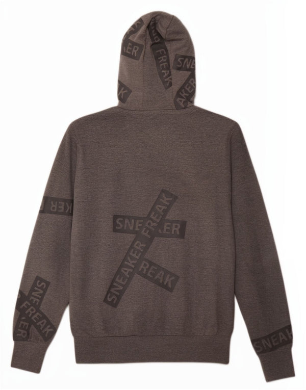 Sneaker Freak Boys Gráfico Hoodie Jumper 15-16 Anos Médio Algodão Cinza