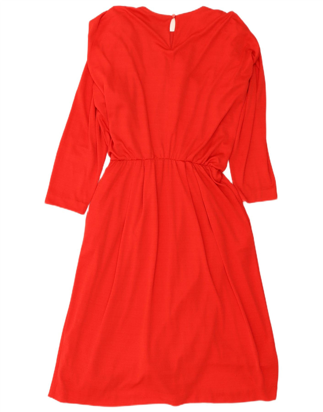 Vestido maxi feminino exclusivo de manga comprida oversized EU 36 pequeno vermelho