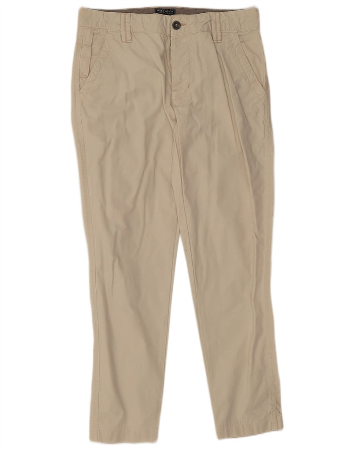 Calças Chino Slim Masculina Woolrich W31 L27 Bege