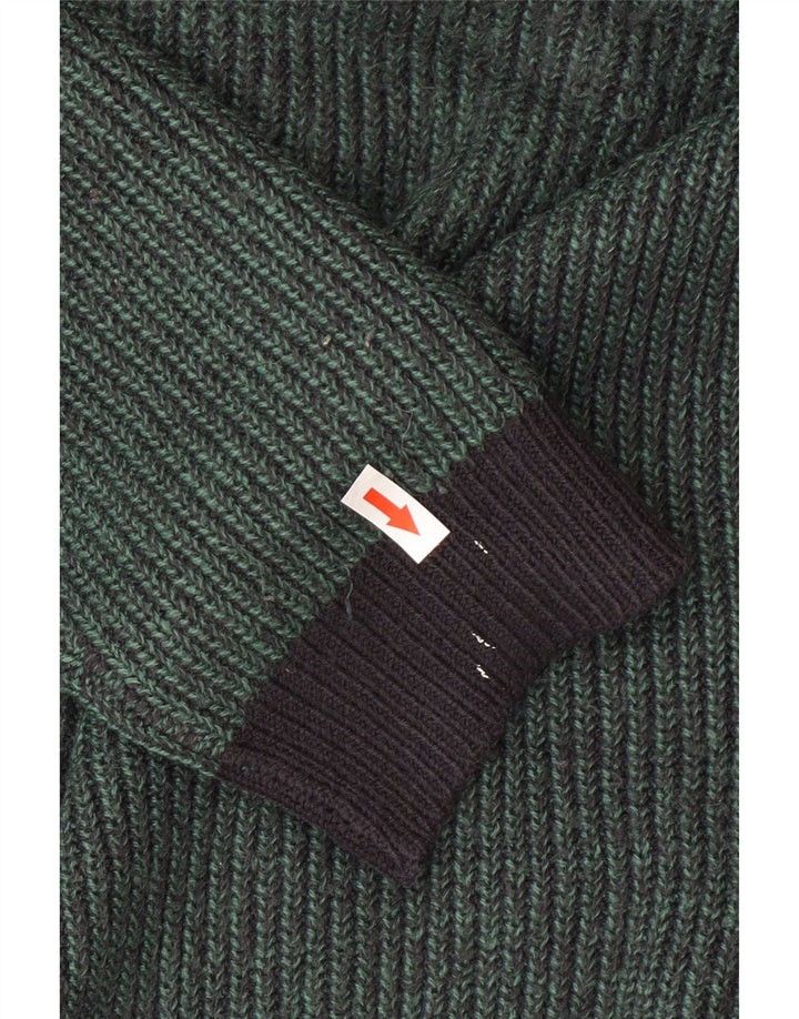 Suéter masculino Marks & Spencer com gola redonda 2XL acrílico verde