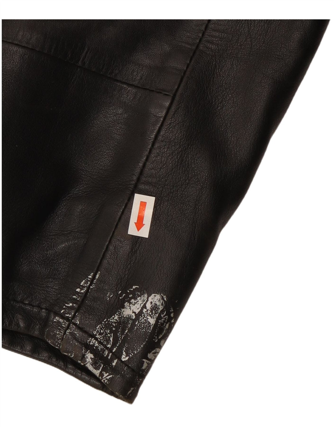 Jaqueta blazer masculina de couro com 4 botões da Conbipel IT 48 couro preto médio