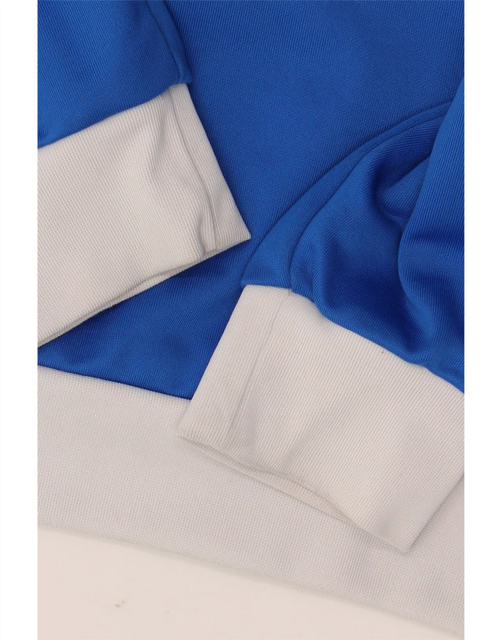 HEAD Mens Gráfico Hoodie Jumper IT 48 Poliéster Azul Pequeno