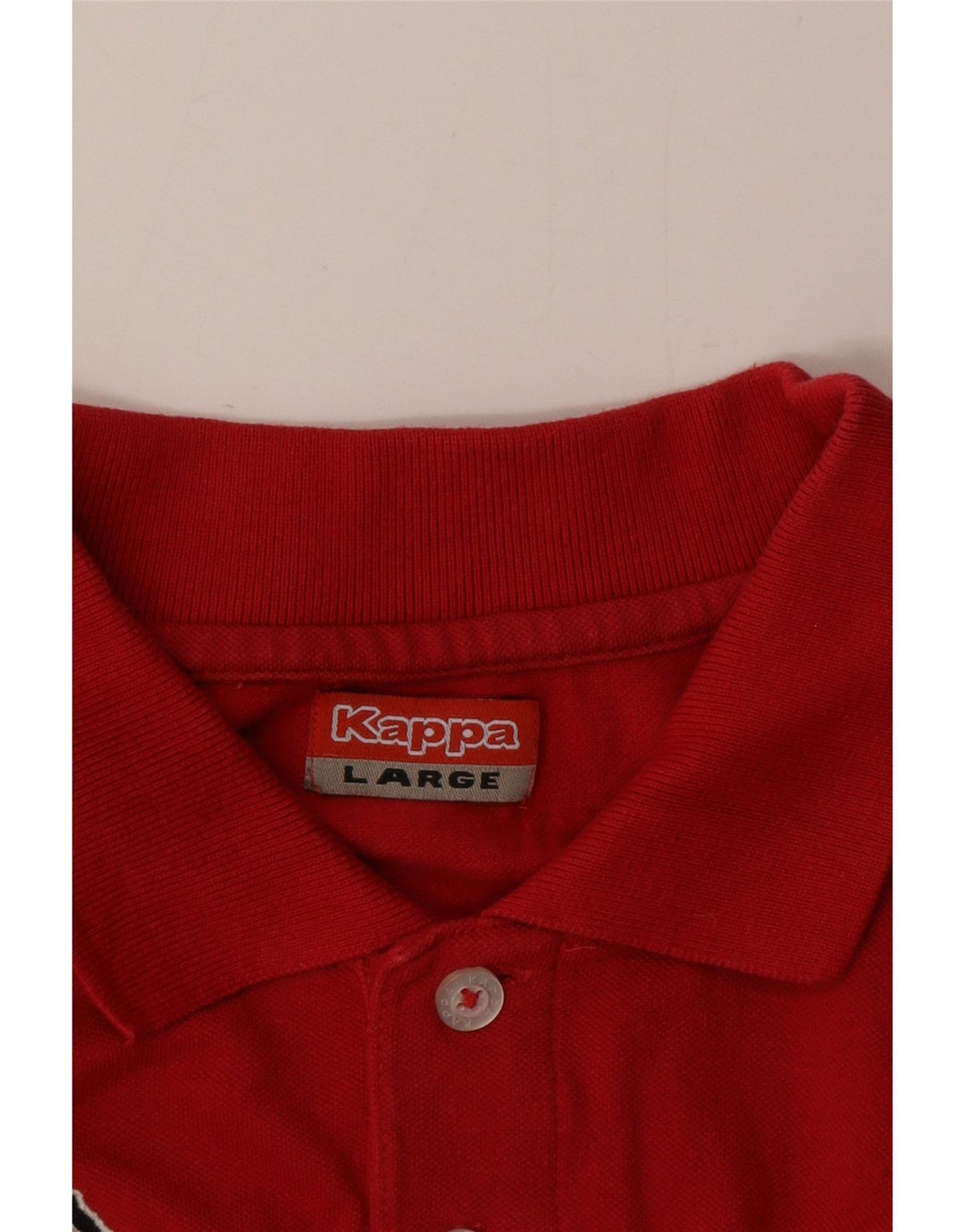 Camisa polo masculina Kappa grande vermelha