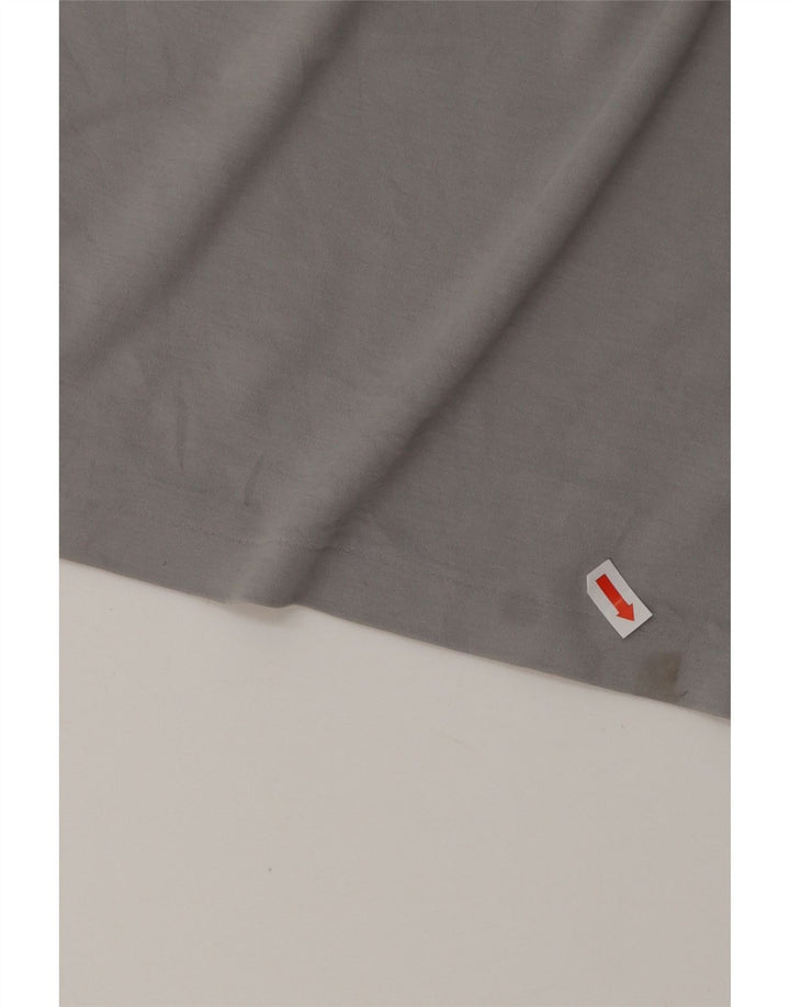 Camisa polo masculina CALVIN KLEIN grande algodão cinza