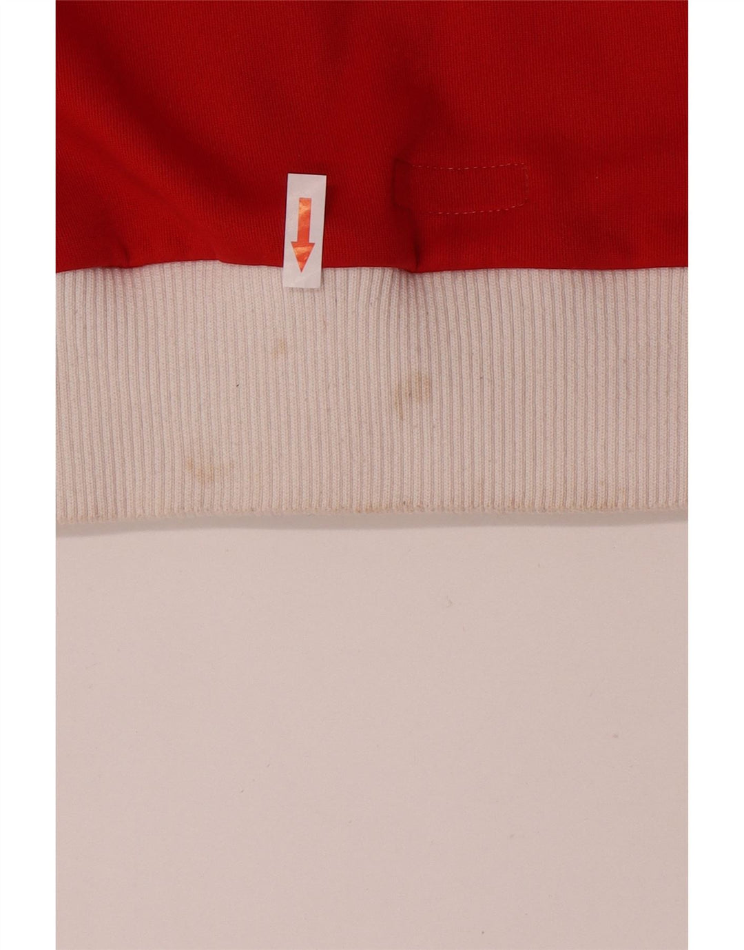 Puma Womens Retro Tracksuit Top Jacket UK 14 Medium Red Colourblock