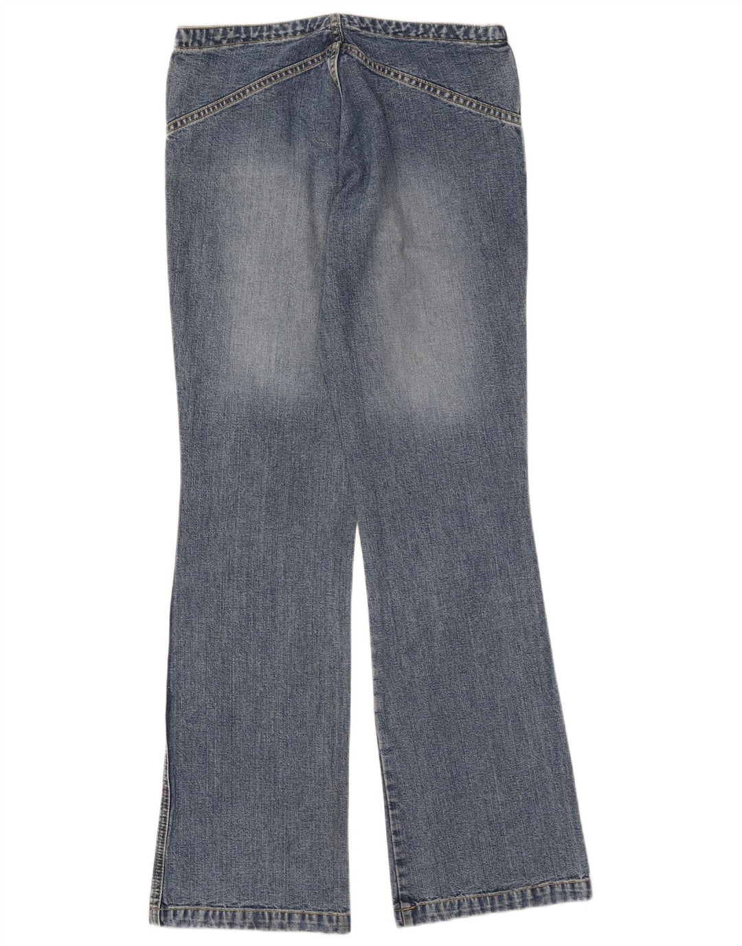 Jeans feminino VINTAGE Bootcut médio W30 L32 azul