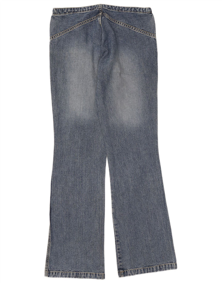 Jeans feminino VINTAGE Bootcut médio W30 L32 azul