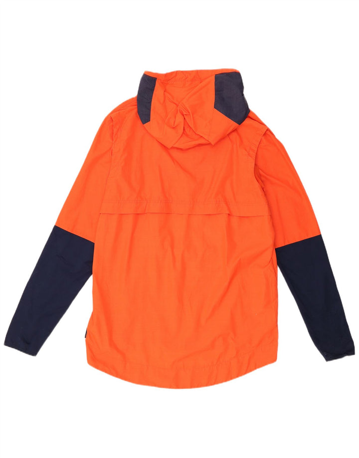 Nike Mens Graphic Hooded Pullover Treino Top Médio Laranja Colourblock
