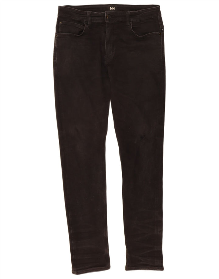 LEE Masculino Z-Two Slim Jeans W32 L31 Algodão Preto