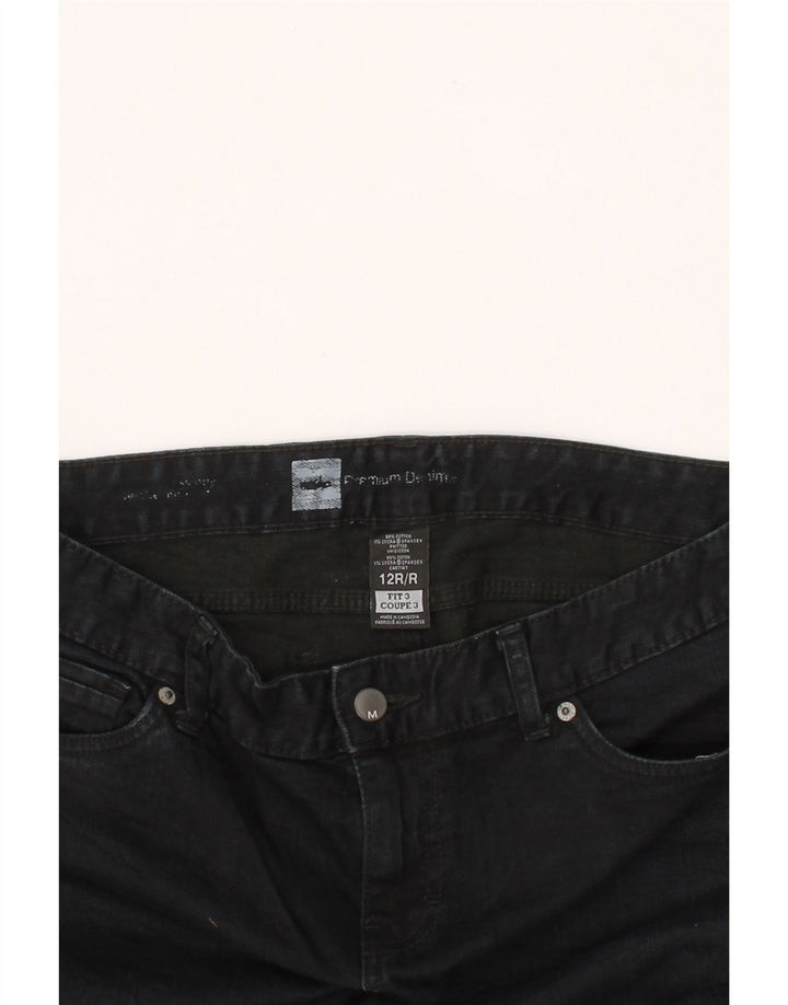 MOSSIMO Womens Slim Jeans US 12 Large W34 L31 Black Cotton Vintage Mossimo and Second-Hand Mossimo from Messina Hembry 