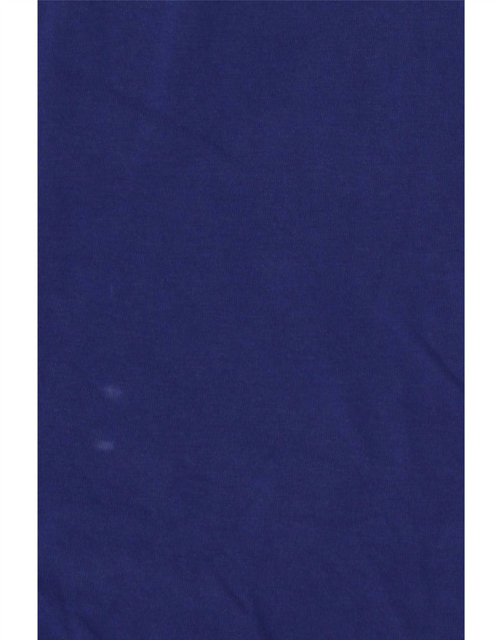 Camiseta Nike masculina gráfica Top pequeno algodão azul
