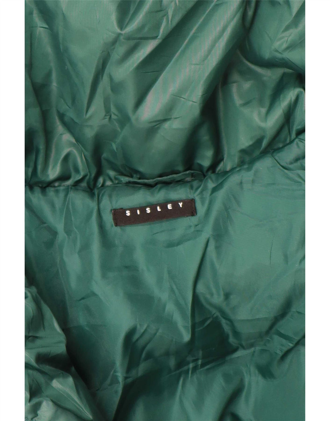 Jaqueta acolchoada feminina Sisley UK 16 grande verde