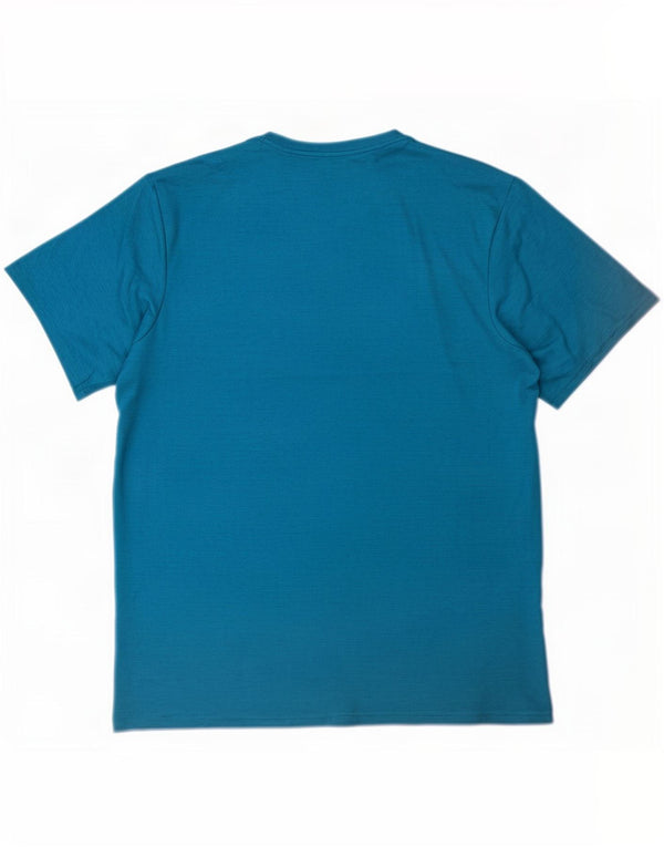 Camiseta Nike Masculina Dri Fit Standard Graphic Top XL Azul Colourblock