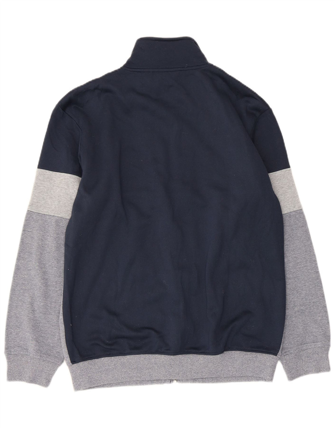 Superga Mens Treino Top Jaqueta Grande Algodão Colourblock Cinza