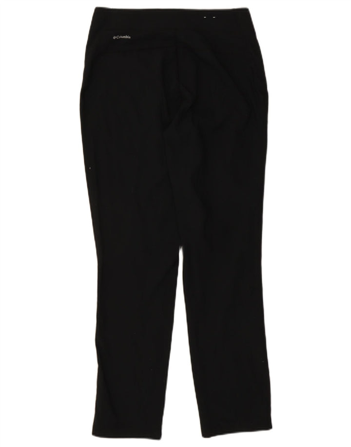 Columbia Calça feminina casual slim pequena W27 L27 poliéster preto