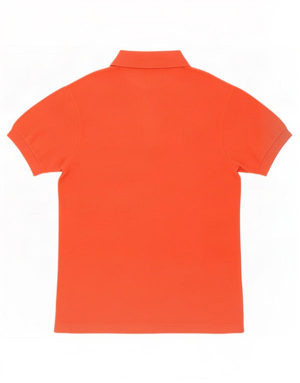 Camisa polo masculina Lacoste pequena vermelha algodão