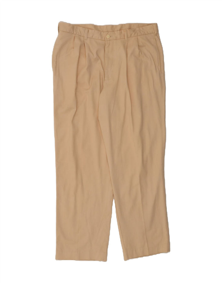 IZOD Mens Pegged Chino Trousers W36 L32 Beige Cotton Vintage Izod and Second-Hand Izod from Messina Hembry 