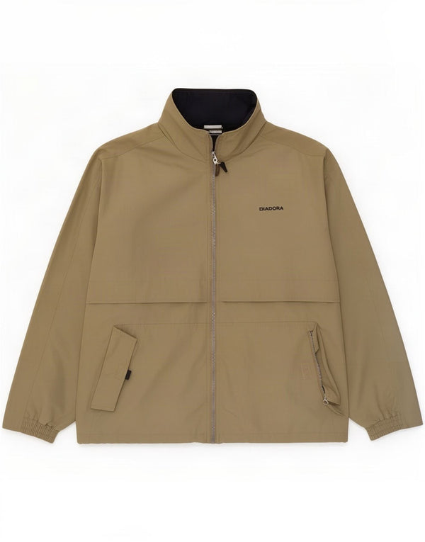 Diadora Mens Tracksuit Top Jacket XL Khaki Poliamida