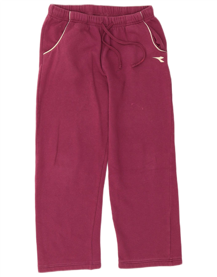 Calça de treino feminina DIADORA UK 14 algodão roxo médio