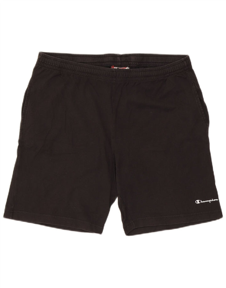 Shorts esportivos masculinos Champion grandes pretos