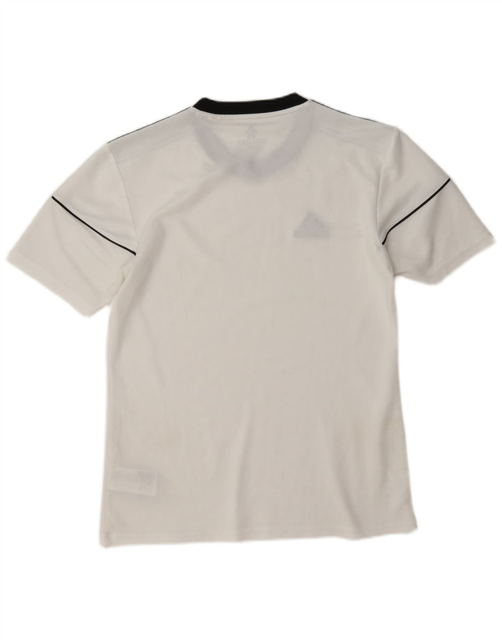 Adidas Mens Climalite Camiseta Top XS Branco Colourblock Poliéster