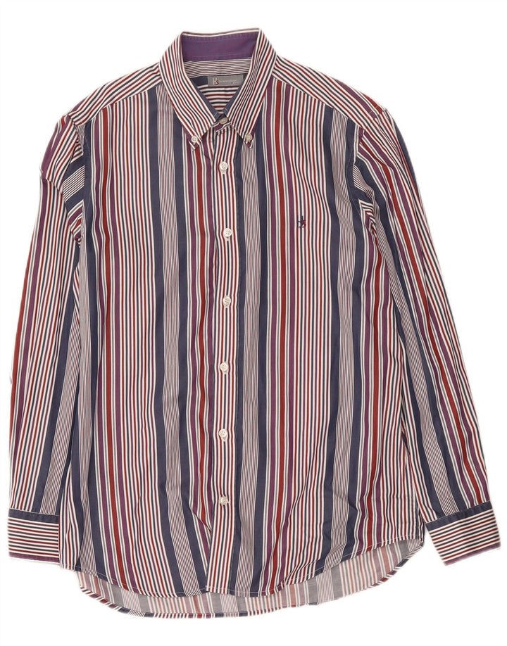 Camisa masculina Harmont & Blaine grande listrada multicolorida