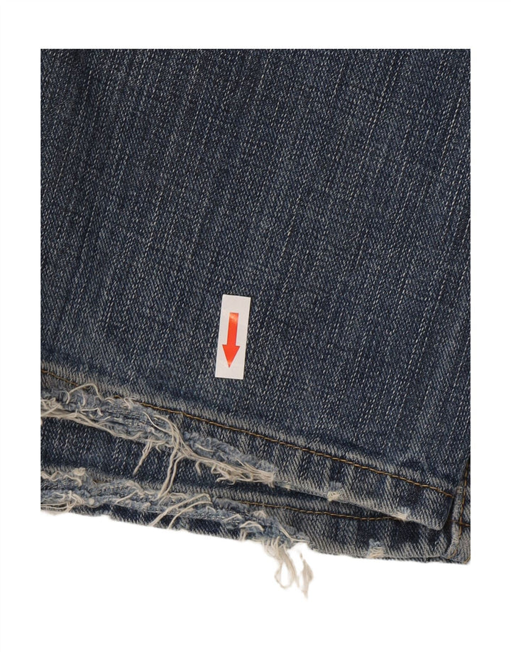 Lee Womens Flint Straight Jeans W30 L30 Azul Algodão