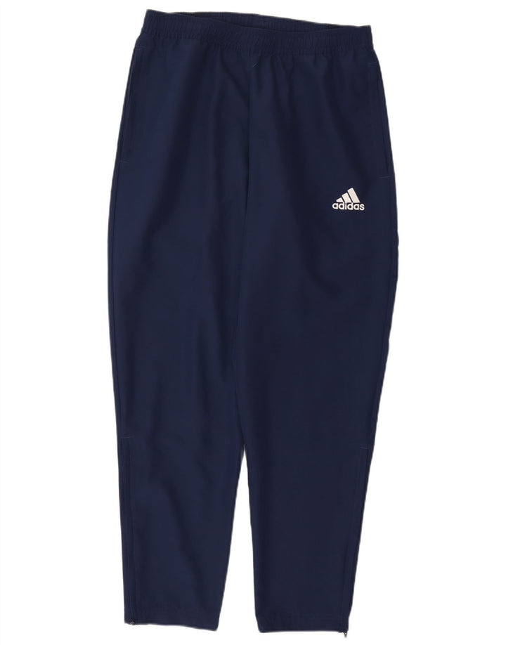 Calça de treino masculina Adidas médio azul marinho poliéster