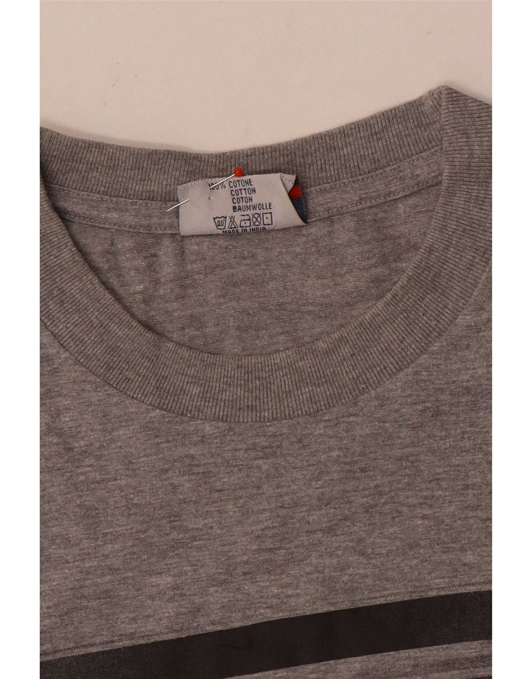 Fila Camiseta Masculina Top Grande Algodão Cinza