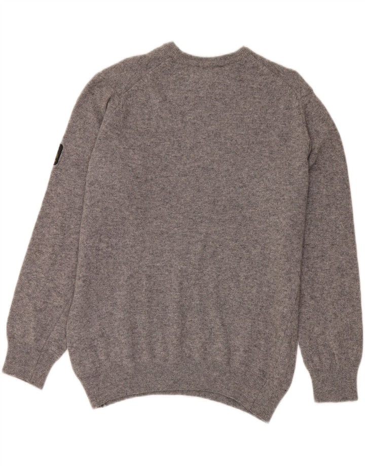 Suéter masculino REFRIGIWEAR com gola redonda cinza médio
