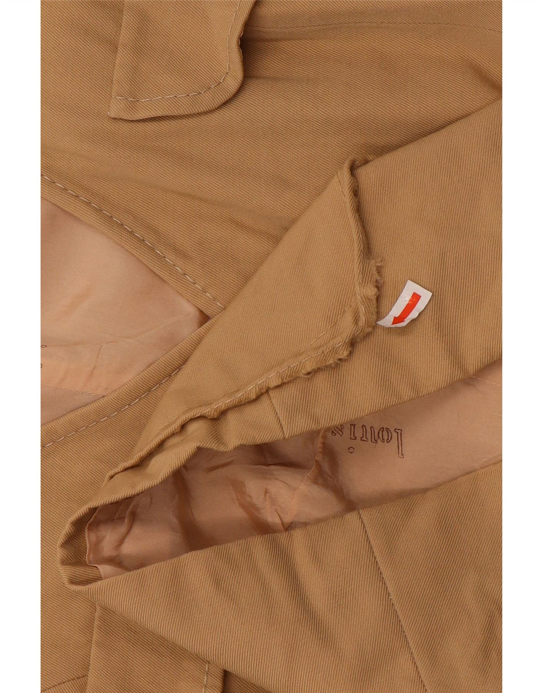 Jaqueta blazer feminina Louis Feraud com 5 botões EU 48 2XL lã bege