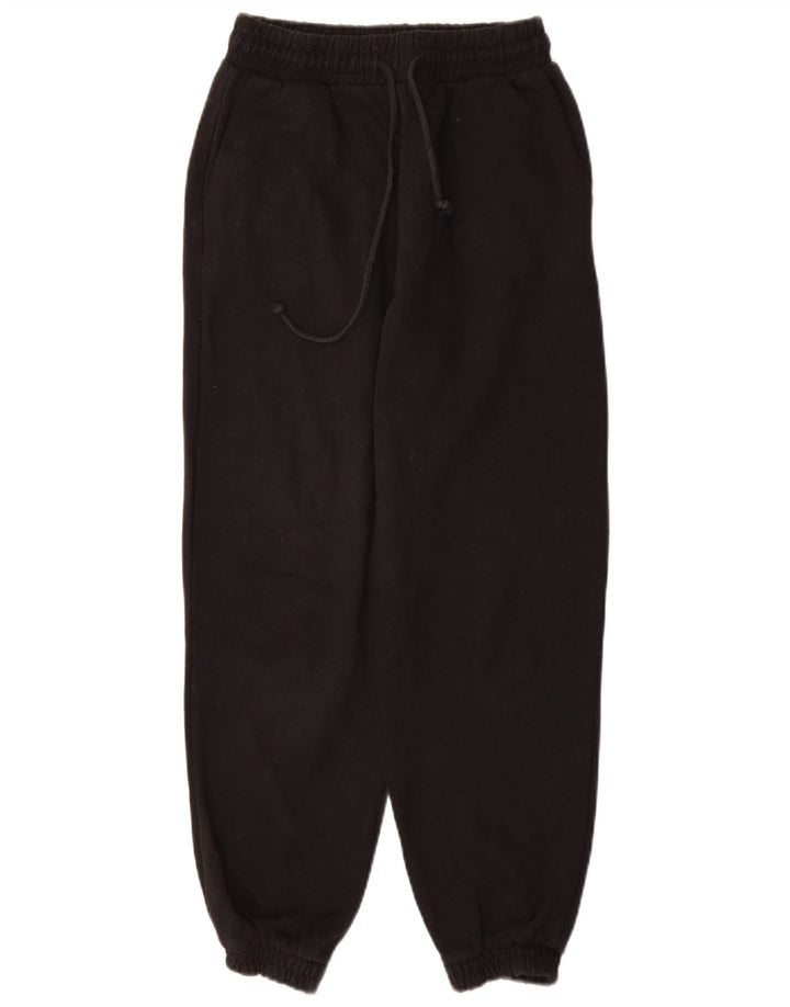 Calça de treino feminina Zara Joggers UK 8 pequena preta