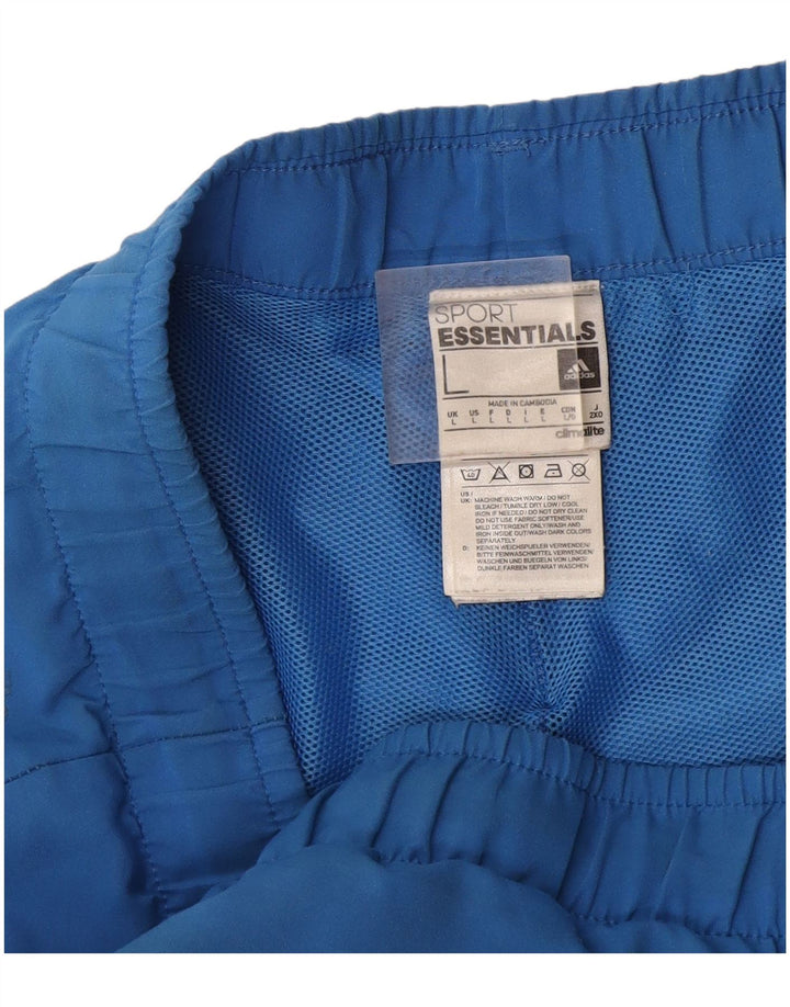 Adidas Masculino Climalite Sport Shorts Grande Azul Poliéster