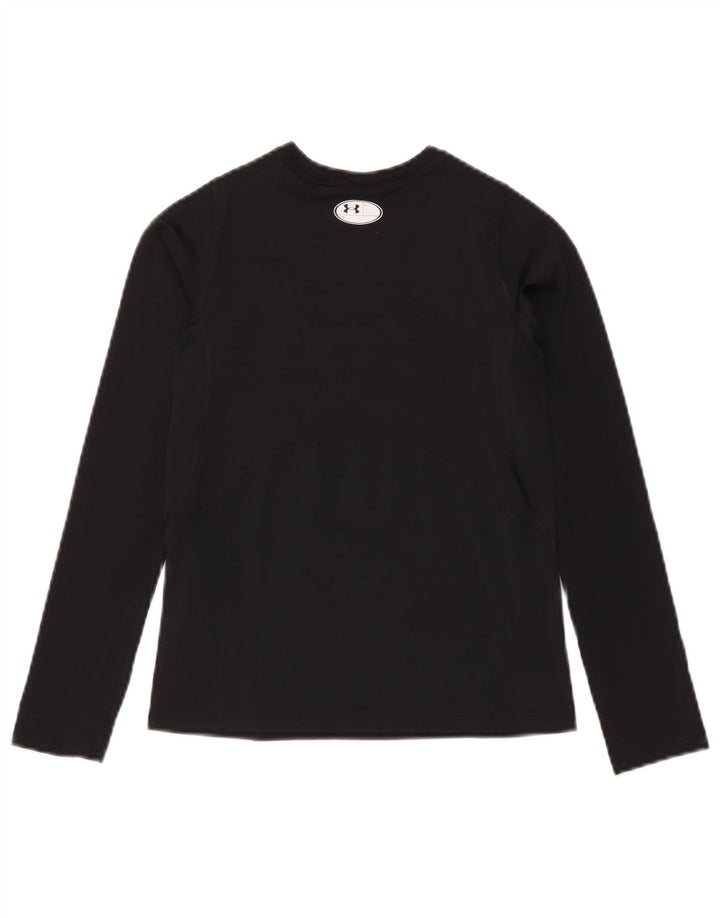 Under Armour Boys Heat Gear Top manga comprida 9-10 anos médio preto