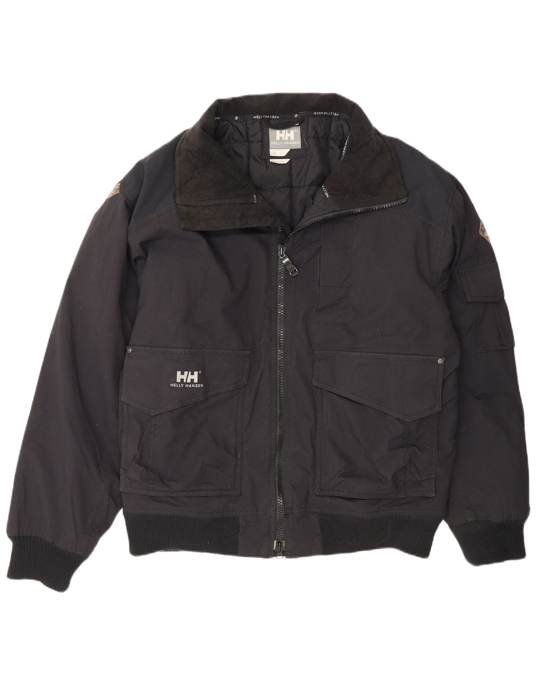 Jaqueta bomber masculina Helly Hansen Reino Unido 40 grande nylon preto