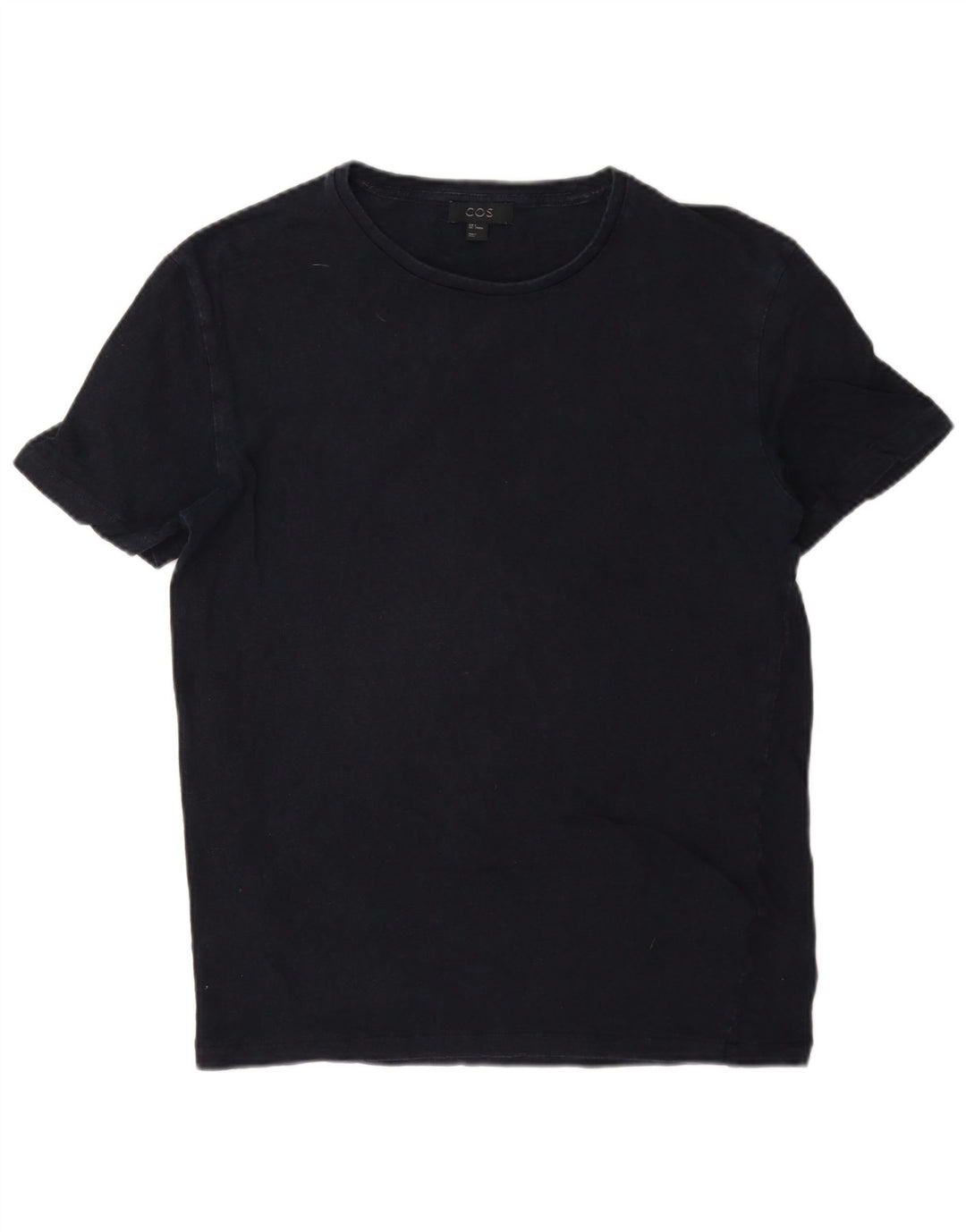 Cos Camiseta Masculina Top Pequeno Linho Azul Marinho