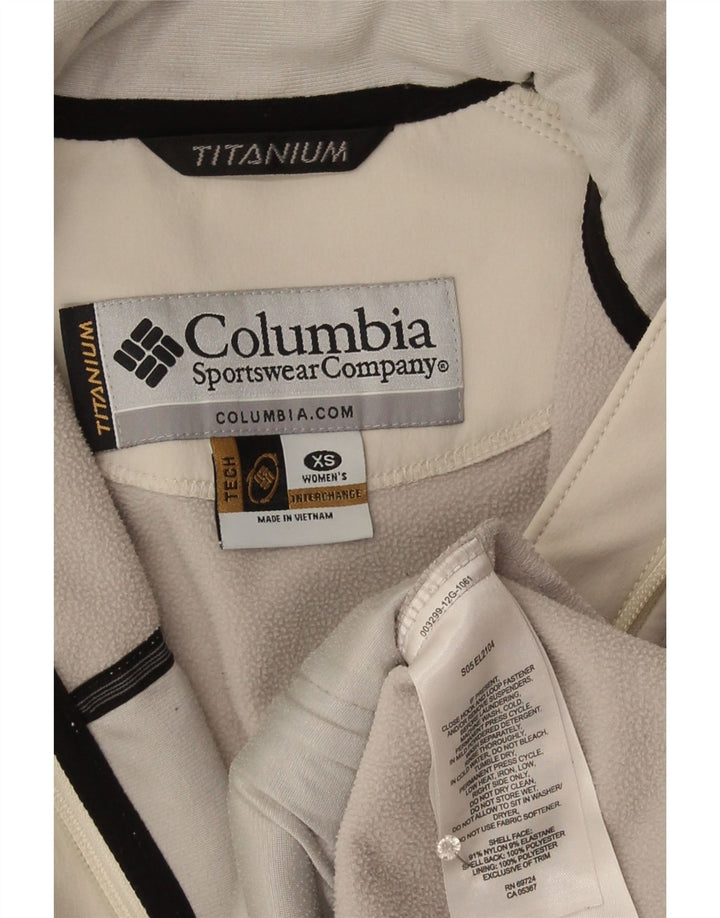 Jaqueta Columbia Feminina Titanium Windbreaker UK 6 XS Cinza Nylon