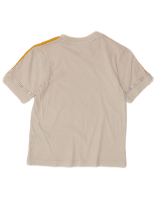 Camiseta Adidas Meninas 7-8 Anos Algodão Branco