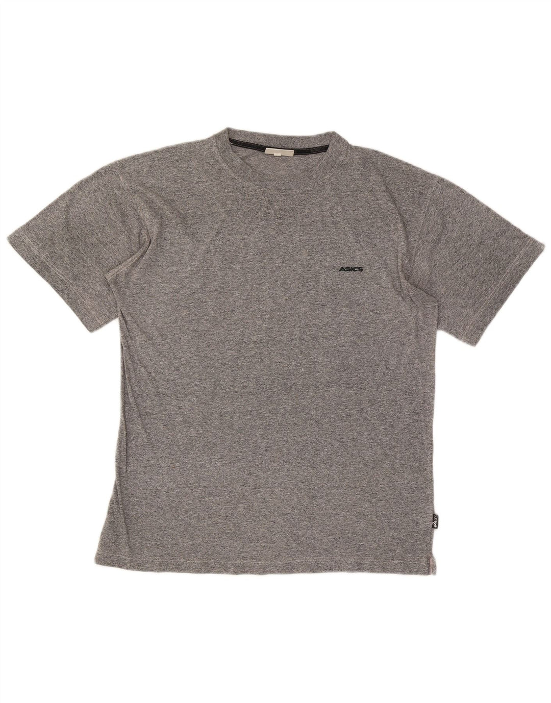 Camiseta masculina Asics Top grande algodão cinza