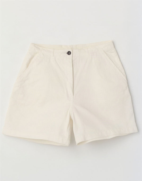 Shorts chino feminino Calvin Klein W27 pequeno algodão branco
