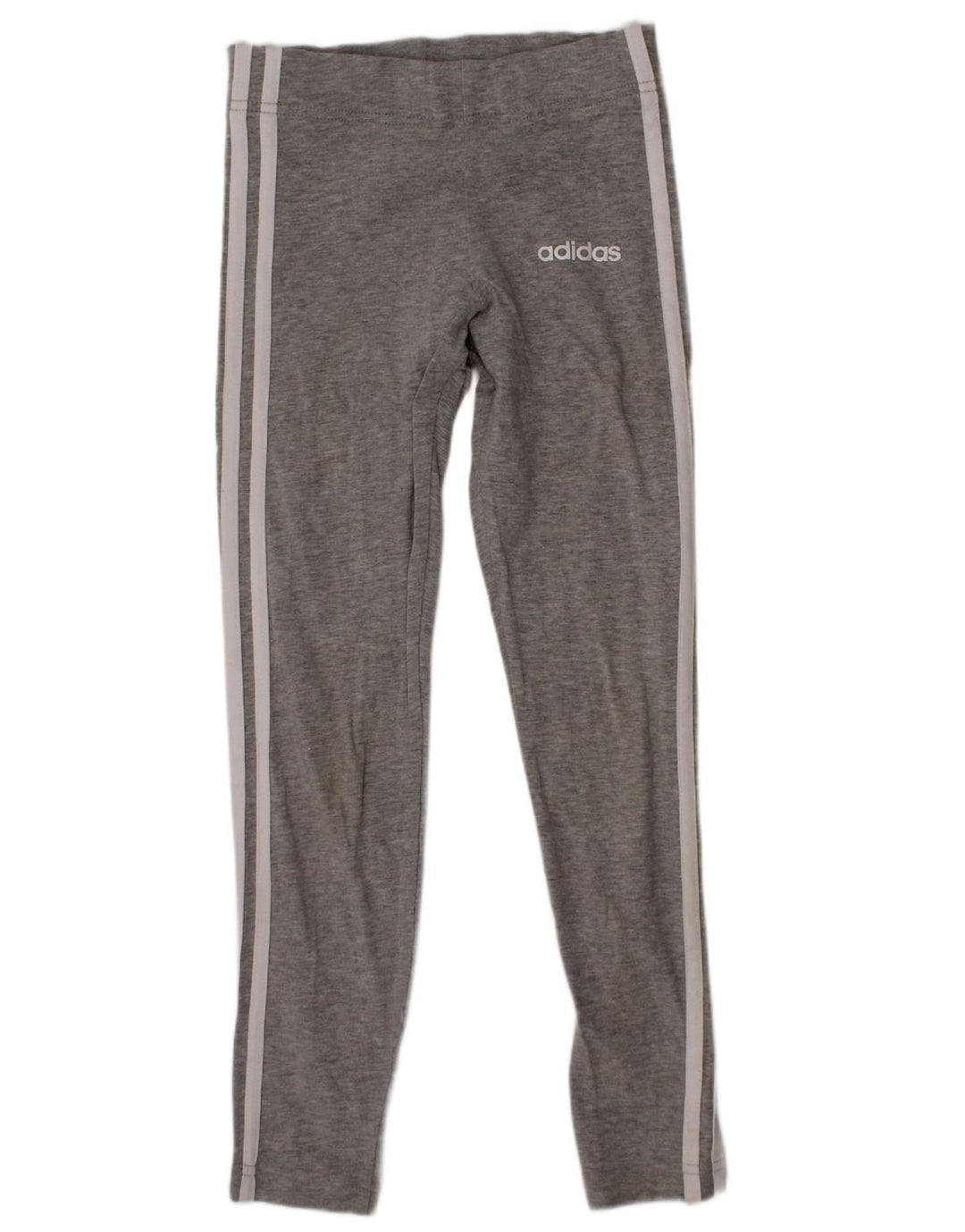 Leggings ADIDAS Meninas 9-10 Anos Cinza Algodão