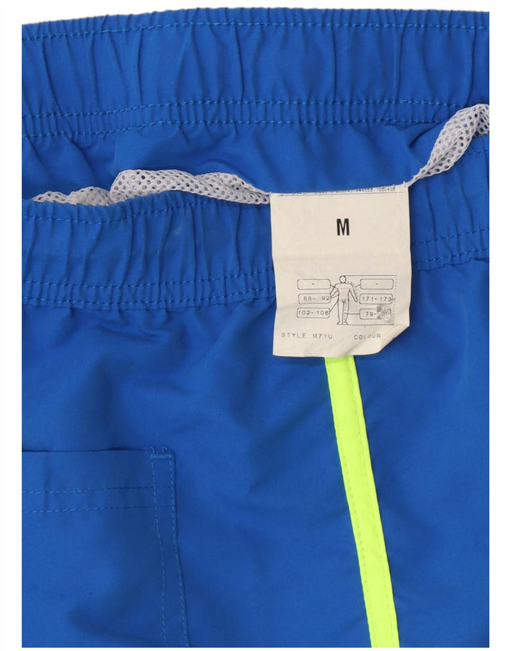 Shorts de natação masculino Brugi poliéster colorblock azul médio
