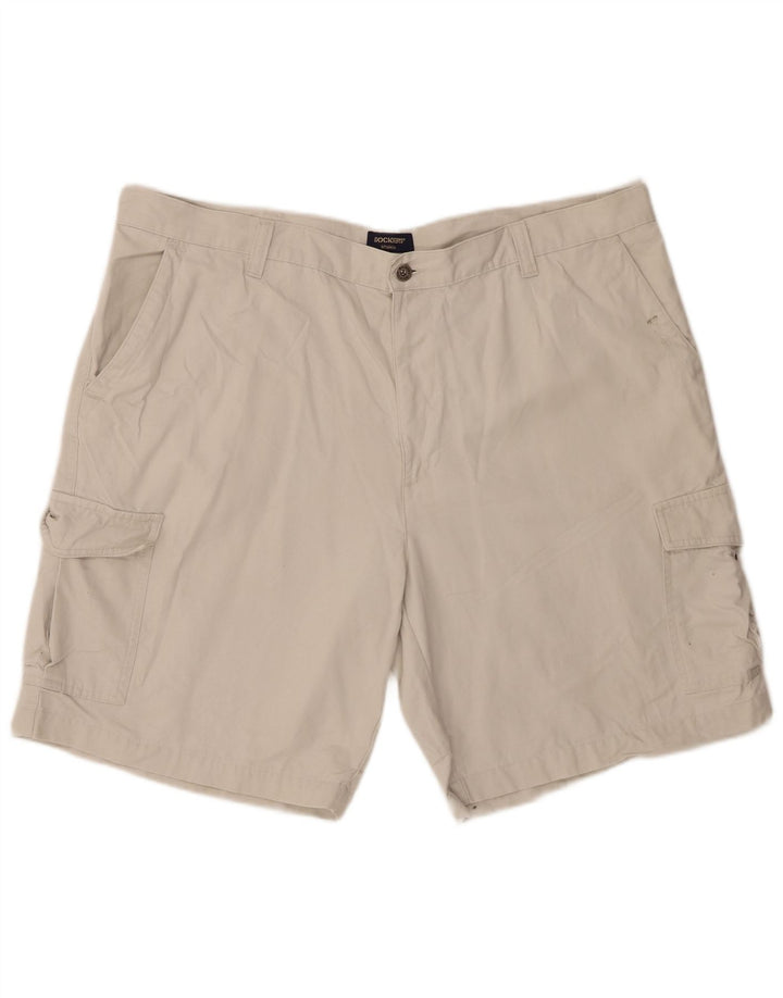 Shorts cargo masculino Dockers cáqui W42 2XL algodão bege