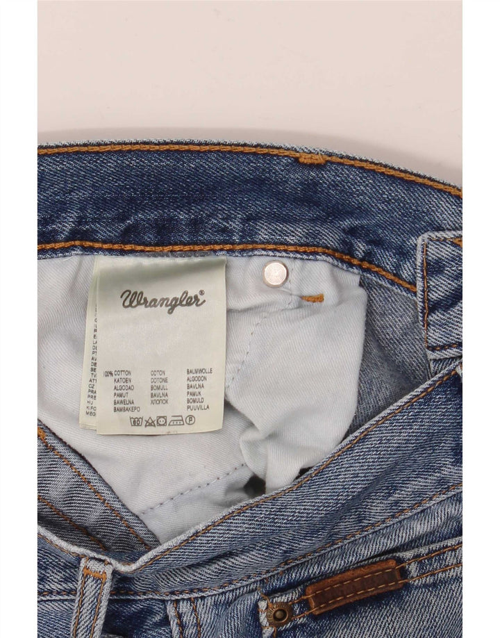 Wrangler Masculino Texas Straight Jeans W34 L30 Azul Algodão