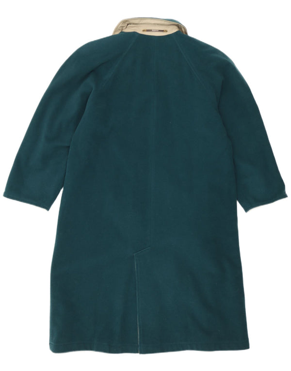 Sobretudo reversível feminino vintage EU 40 lã verde médio