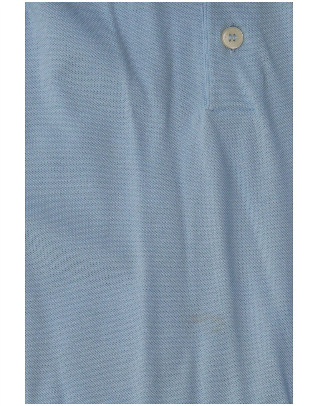 Camisa polo masculina de manga comprida HUGO BOSS XL azul algodão