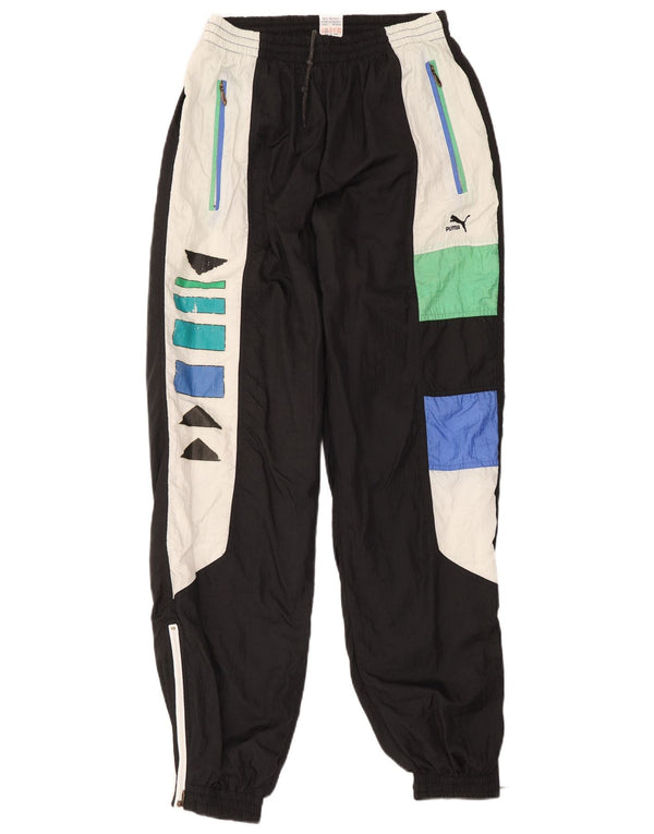 Calça de treino feminina Puma Joggers UK 12 Medium Black Colourblock