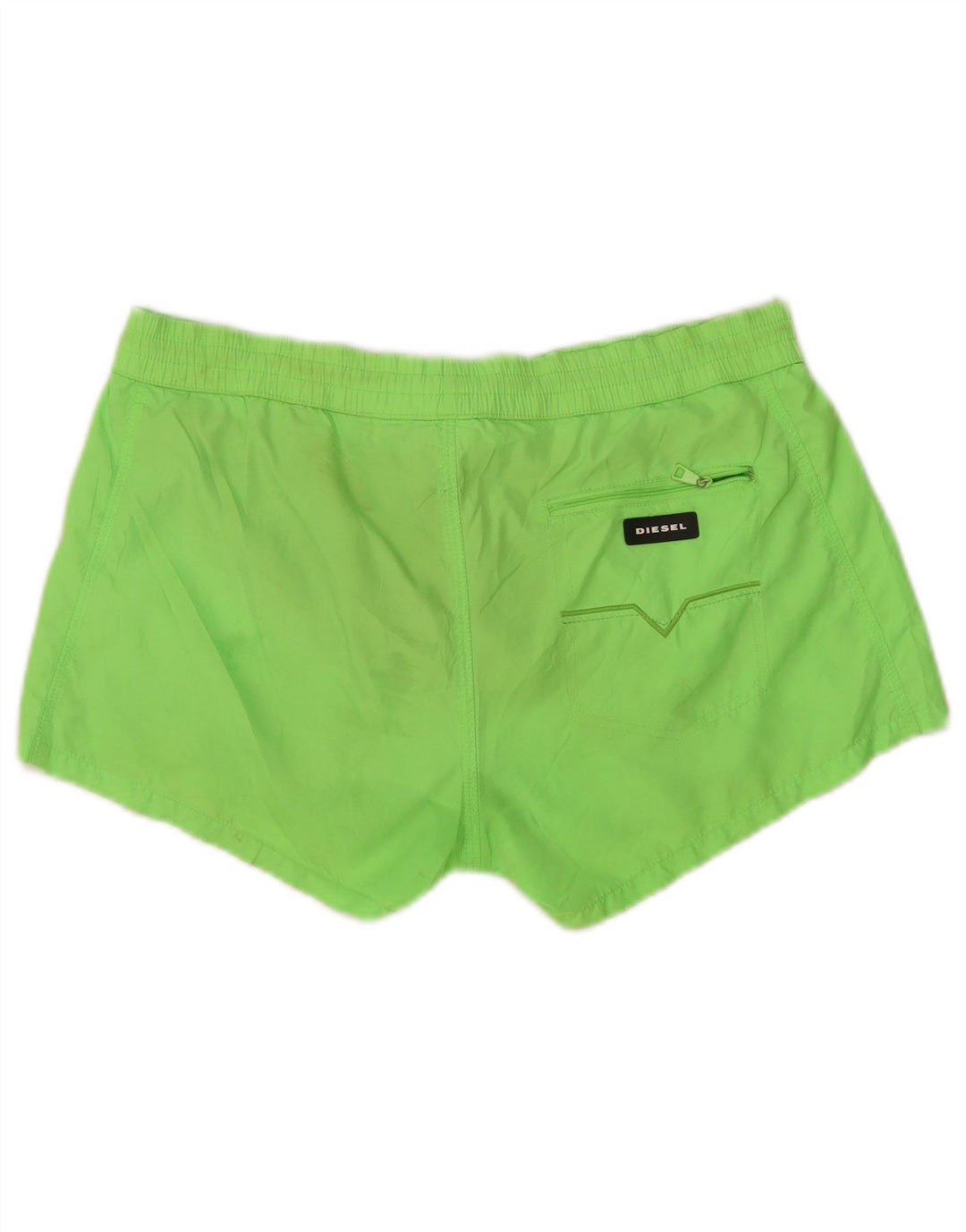 Shorts de natação diesel masculino gráfico pequeno poliéster verde