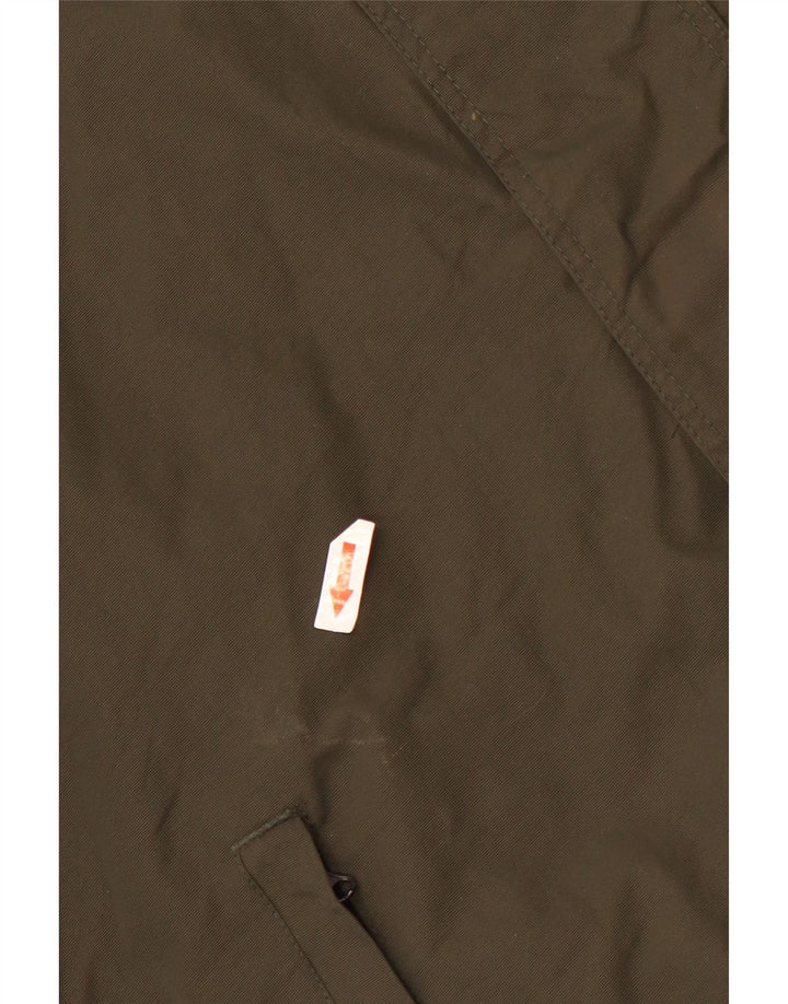 Jaqueta bomber masculina Dickies com capuz Reino Unido 36 pequena poliamida cáqui